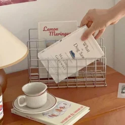 The Finishing Touch Wohndeko-Mehrstufiger Aufbewahrungs-Organizer – Vielseitige Gitterregal-Lösung