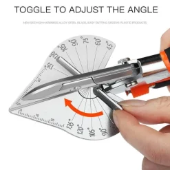 Cozy Living Heimwerkzeuge-Mehrwinkel-Scherenschneider für Holzrohre – multifunktionales Schneidwerkzeug