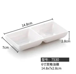 Elegance at the Table Küche & Esszimmer-Melamin-Dip-Saucenschalen-Set - Schwarz, 4er-Pack