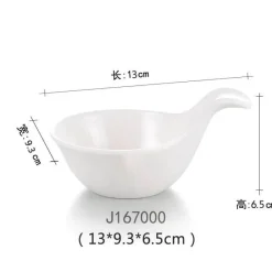 Elegance at the Table Küche & Esszimmer-Melamin-Dip-Saucenschalen-Set - Schwarz, 4er-Pack