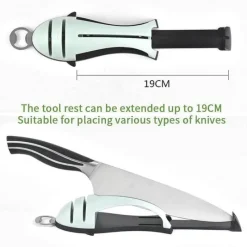 Deco Küche & Esszimmer-Messerschärfer – 3-in-1 Multifunktionswerkzeug für alle Klingen
