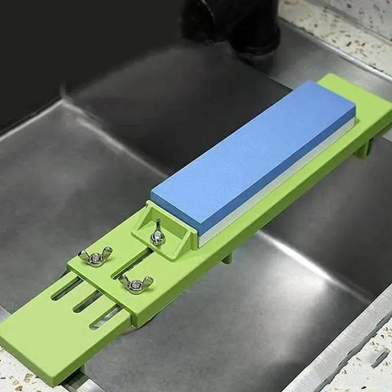 The Culinary Kit Küche & Esszimmer-Messerschärfer – Verstellbarer Messerhalter für die Spüle