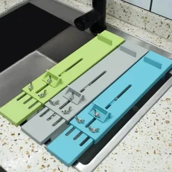 The Culinary Kit Küche & Esszimmer-Messerschärfer – Verstellbarer Messerhalter für die Spüle