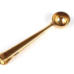 The Cozy Mug Küche & Esszimmer-Messlöffel-Set im europäischen Stil mit Verschlussclip