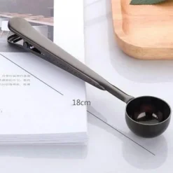 The Cozy Mug Küche & Esszimmer-Messlöffel-Set im europäischen Stil mit Verschlussclip