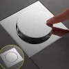 Aqua Essence Badezimmer-Metal Pop-Up Shower Drain - Anti-Odor Design Stainless Steel Bathroom Accessory