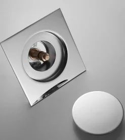 Aqua Essence Badezimmer-Metal Pop-Up Shower Drain - Anti-Odor Design Stainless Steel Bathroom Accessory