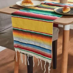 Warm Embrace Bettzeug-Mexikanische gewebte Quastendecke - Buntes Sofa-Überwurf-Tischdecken-Dekor