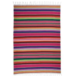 Warm Embrace Bettzeug-Mexikanische gewebte Quastendecke - Buntes Sofa-Überwurf-Tischdecken-Dekor