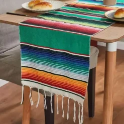 Warm Embrace Bettzeug-Mexikanische gewebte Quastendecke - Buntes Sofa-Überwurf-Tischdecken-Dekor