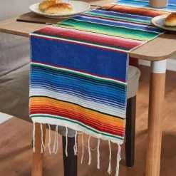 Warm Embrace Bettzeug-Mexikanische gewebte Quastendecke - Buntes Sofa-Überwurf-Tischdecken-Dekor