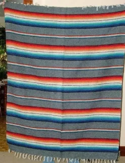 Snug u0026 Soft Bettzeug-Mexikanisches gestreiftes Strandtuch – Jacquardgewebte Outdoordecke