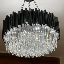 Decor Beleuchtung-Midnight Glow Kronleuchter – Elegante Kristallleuchte