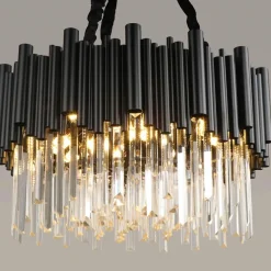 Decor Beleuchtung-Midnight Glow Kronleuchter – Elegante Kristallleuchte