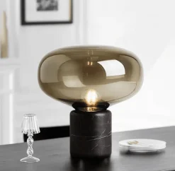 Glow u0026 Shade Beleuchtung-Midnight Mirage Table Lamp - Elegant Modern Decor