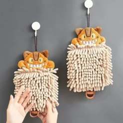 Tom Küche & Esszimmer-Mikrofaser-Chenille-Katzenhandtuch – Super saugfähiges, schnell trocknendes Küchenhandtuch