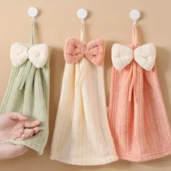 Tom Küche & Esszimmer-Mikrofaser-Handtücher für Küche und Bad, weiches Korallensamt-Design