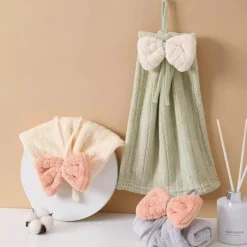 Tom Küche & Esszimmer-Mikrofaser-Handtücher für Küche und Bad, weiches Korallensamt-Design