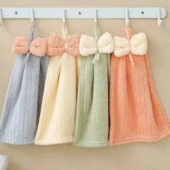 Tom Küche & Esszimmer-Mikrofaser-Handtücher für Küche und Bad, weiches Korallensamt-Design