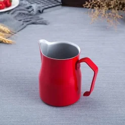 Tom Küche & Esszimmer-Milchaufschäumkännchen aus Edelstahl – Latte Art Tool