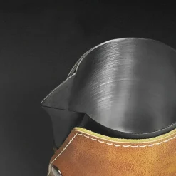 Tom Küche & Esszimmer-Milchaufschäumkännchen aus Edelstahl – 400 ml Kaffeedampfer für Schaum in Barista-Qualität