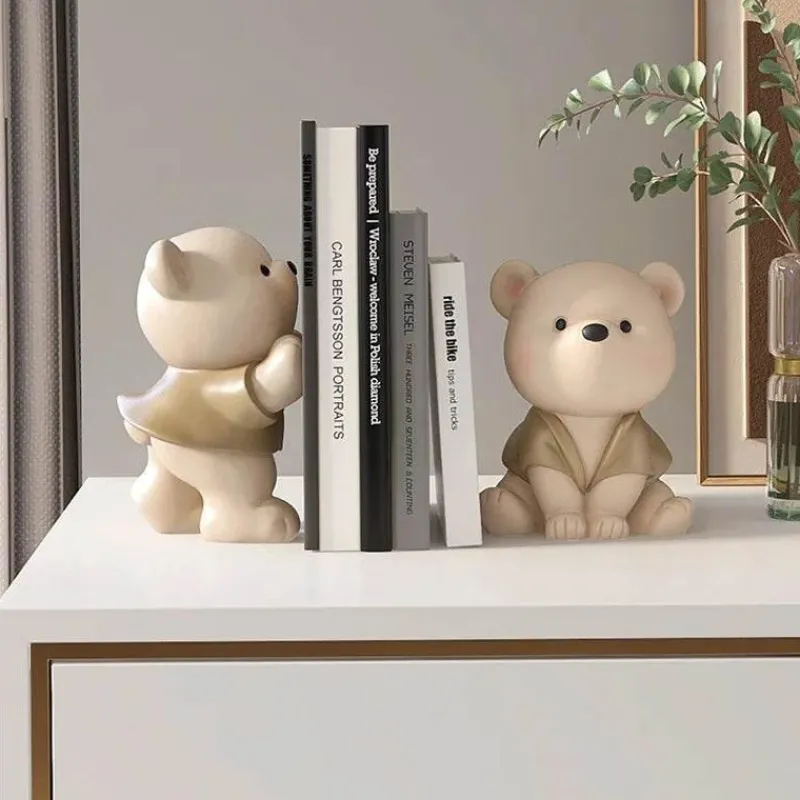 The Finishing Touch Wohndeko-Milo Bär Buchstützen – Niedliche Kinderzimmerdekoration, Kinderzimmerzubehör