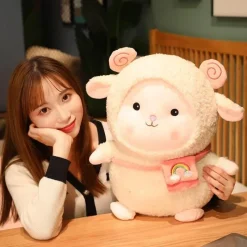 The Decor Haven Babyspielzeug-Mini Alpaka Plüschtier - Süßes Stofftier