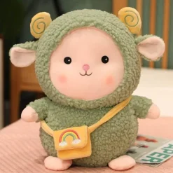 The Decor Haven Babyspielzeug-Mini Alpaka Plüschtier - Süßes Stofftier