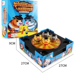 The Decor Haven Babyspielzeug-Mini Angry Hamster Fight Game - Lustiges Familienbrettspiel