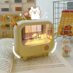 Ember u0026 Ivy Beleuchtung-Mini Art TV Nachtlampe - Dekorativer Wohnakzent