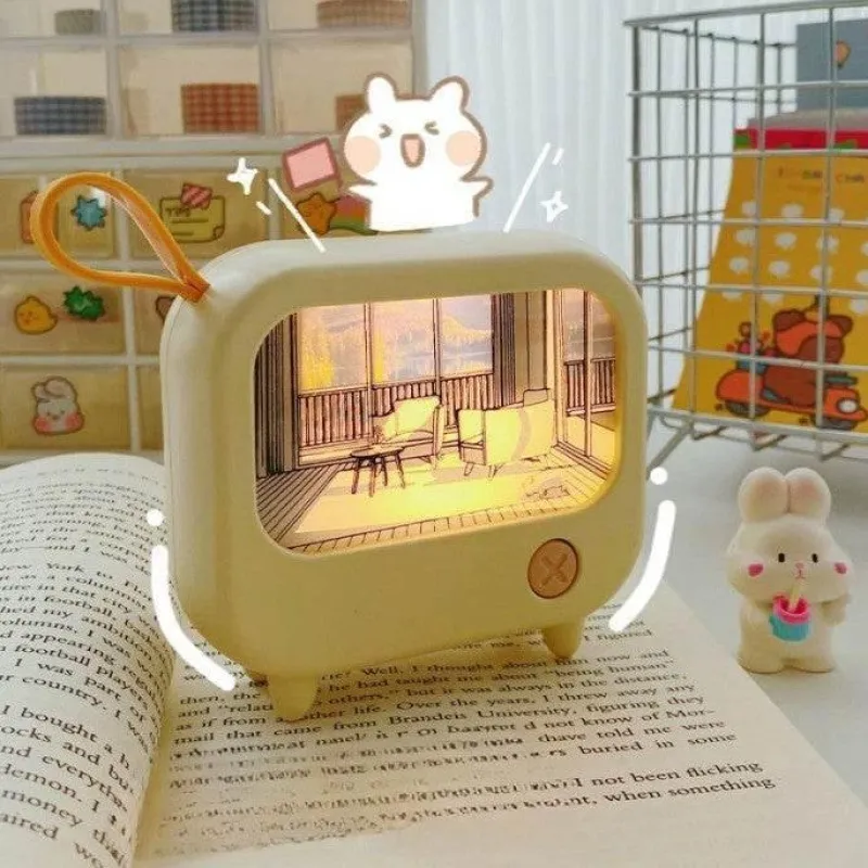 Ember u0026 Ivy Beleuchtung-Mini Art TV Nachtlampe - Dekorativer Wohnakzent