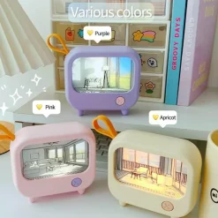 Ember u0026 Ivy Beleuchtung-Mini Art TV Nachtlampe - Dekorativer Wohnakzent