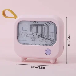 Ember u0026 Ivy Beleuchtung-Mini Art TV Nachtlampe - Dekorativer Wohnakzent