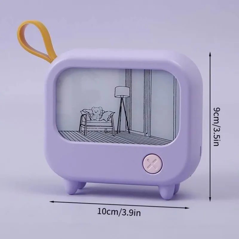 Ember u0026 Ivy Beleuchtung-Mini Art TV Nachtlampe - Dekorativer Wohnakzent