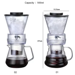 The Cozy Mug Küche & Esszimmer-Mini Cold Brew Coffee Maker – Kompakter Brüher für Eiskaffee