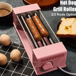 Deco Küche & Esszimmer-Mini Hot Dog Roller - Kompaktes Heizgerät für perfekt gegarte Snacks
