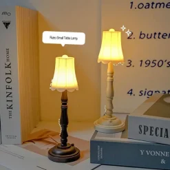 Bright Accents Beleuchtung-Mini Retro Tischlampe - Vintage Schreibtischlampe