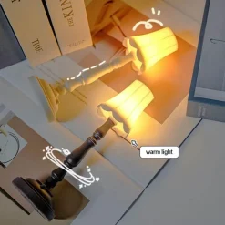 Bright Accents Beleuchtung-Mini Retro Tischlampe - Vintage Schreibtischlampe