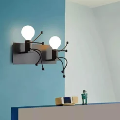 Comfort u0026 Style Beleuchtung-Mini Robot Wall Lamp - Decorative Night Light