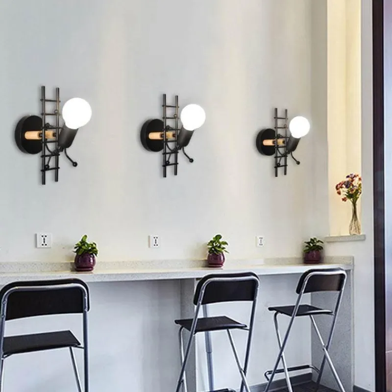 Comfort u0026 Style Beleuchtung-Mini Robot Wall Lamp - Decorative Night Light