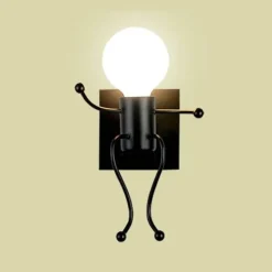 Comfort u0026 Style Beleuchtung-Mini Robot Wall Lamp - Decorative Night Light