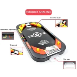 The Decor Haven Babyspielzeug-Mini-Airhockey-Tischspiel