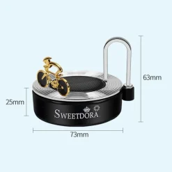 Wild u0026 Free Gear Autozubehör|Automobilindustrie-Mini-Aromatherapie-Dekor mit Solar-Fahrrad