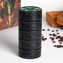 Cup Couture Camping-Werkzeuge|Outdoor-Artikel-Mini-Autoreifen-Thermoskanne – Kreativer Reisebecher für Autos