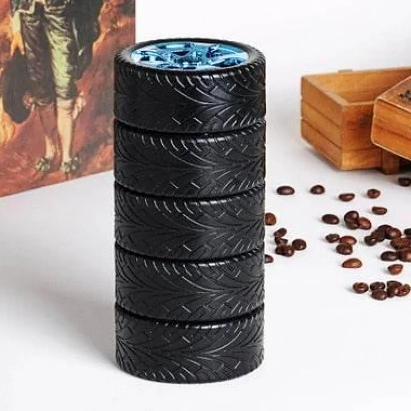 Cup Couture Camping-Werkzeuge|Outdoor-Artikel-Mini-Autoreifen-Thermoskanne – Kreativer Reisebecher für Autos