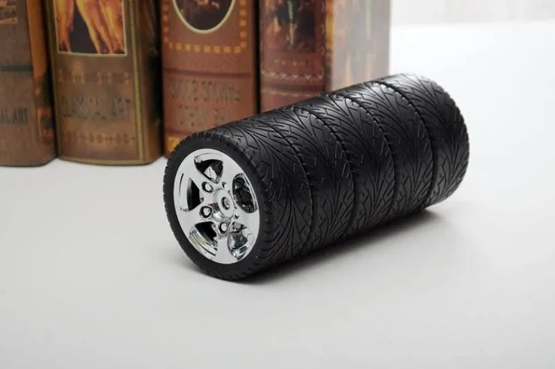 Cup Couture Camping-Werkzeuge|Outdoor-Artikel-Mini-Autoreifen-Thermoskanne – Kreativer Reisebecher für Autos