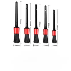 Wild u0026 Free Gear Autopflege|Autozubehör-Mini-Autowaschbürsten-Set – Kompakte Werkzeuge zur Fahrzeugreinigung