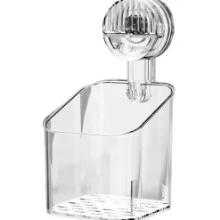 The Blissful Bath Badezimmer-Mini-Badezimmer-Organizer mit Saugnapf – platzsparendes Aufbewahrungsregal