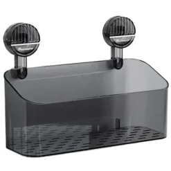 The Blissful Bath Badezimmer-Mini-Badezimmer-Organizer mit Saugnapf – platzsparendes Aufbewahrungsregal