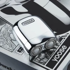 PureGlow Männerpflege|Körperpflege-Mini-Bartschneider, wasserdicht – Power Hero Grooming Tool